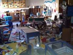 classroom mess